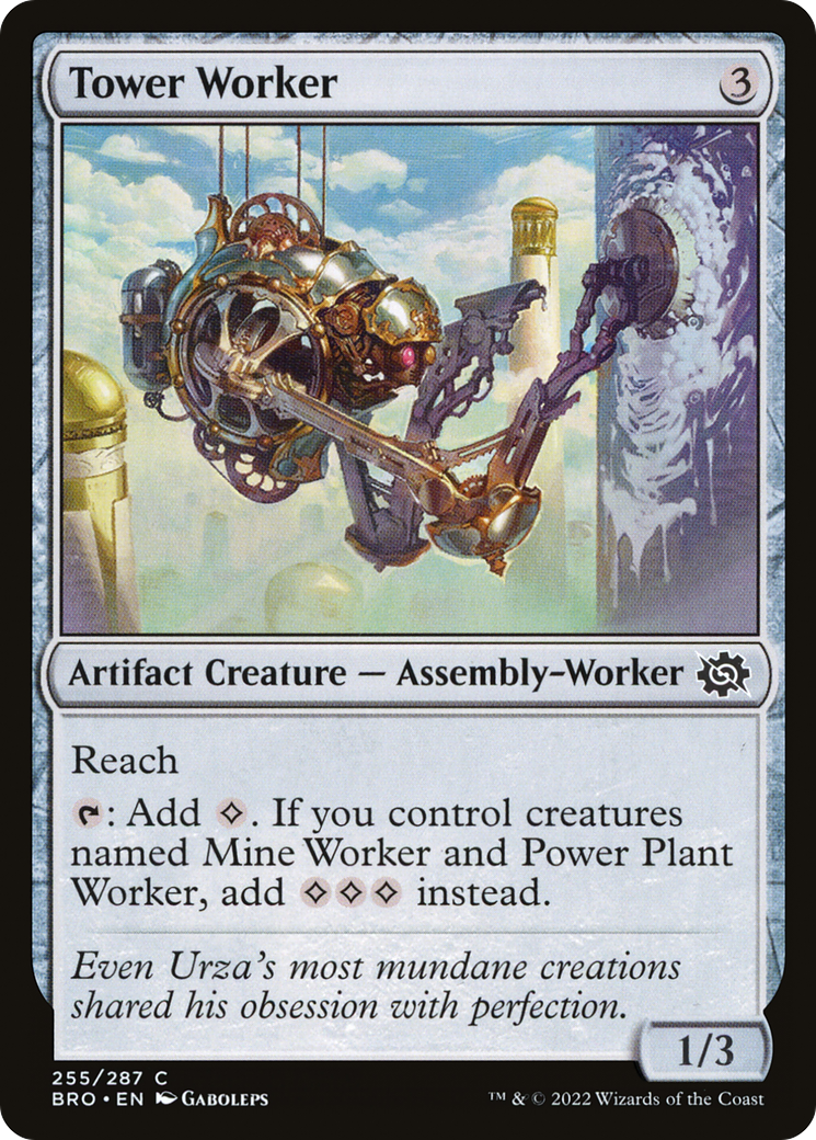 Tower Worker (255) [The Brothers' War] - Deck Out Gaming
