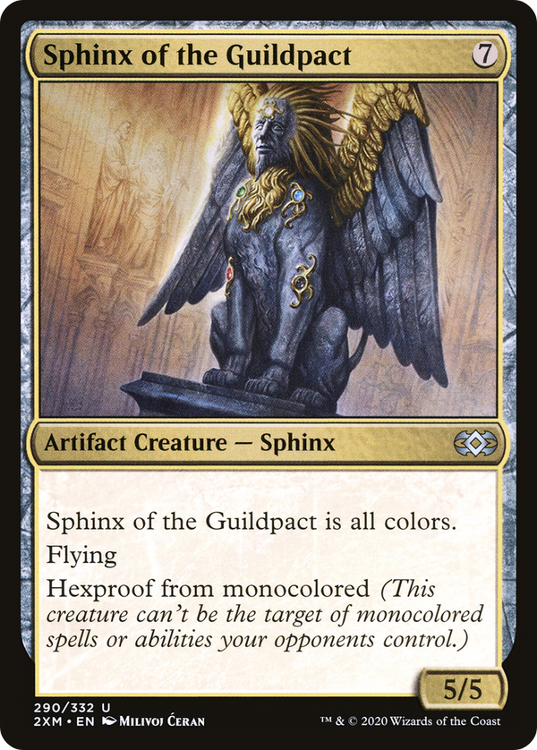 Sphinx of the Guildpact (290) [Double Masters] foil - Deck Out Gaming