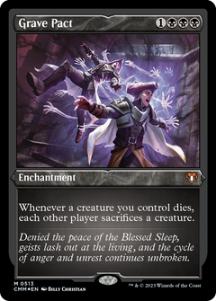 Grave Pact (513) [Commander Masters] etched - Deck Out Gaming