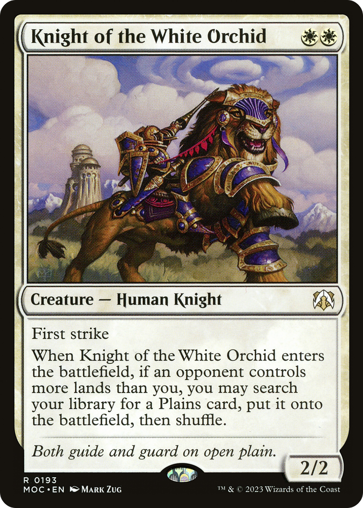 Knight of the White Orchid (193) [March of the Machine Commander] - Deck Out Gaming