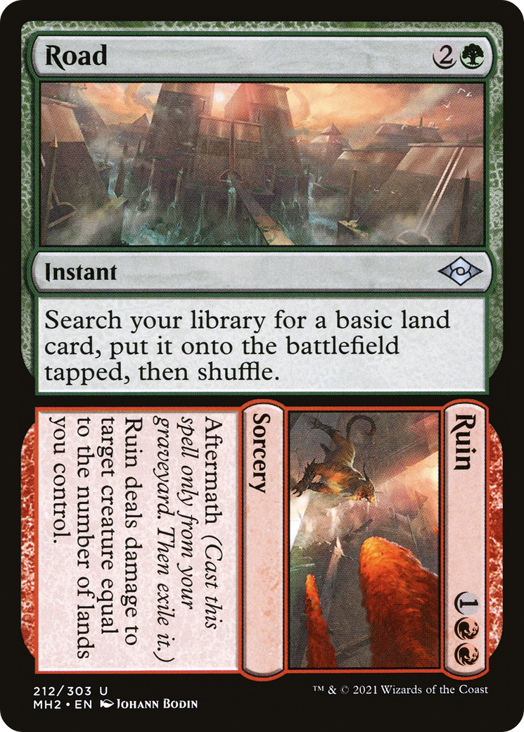 Road // Ruin (212) [Modern Horizons 2] foil - Deck Out Gaming
