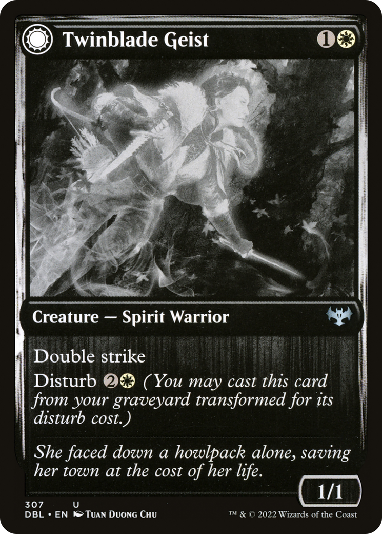 Twinblade Geist (307) [Innistrad: Double Feature] - Deck Out Gaming