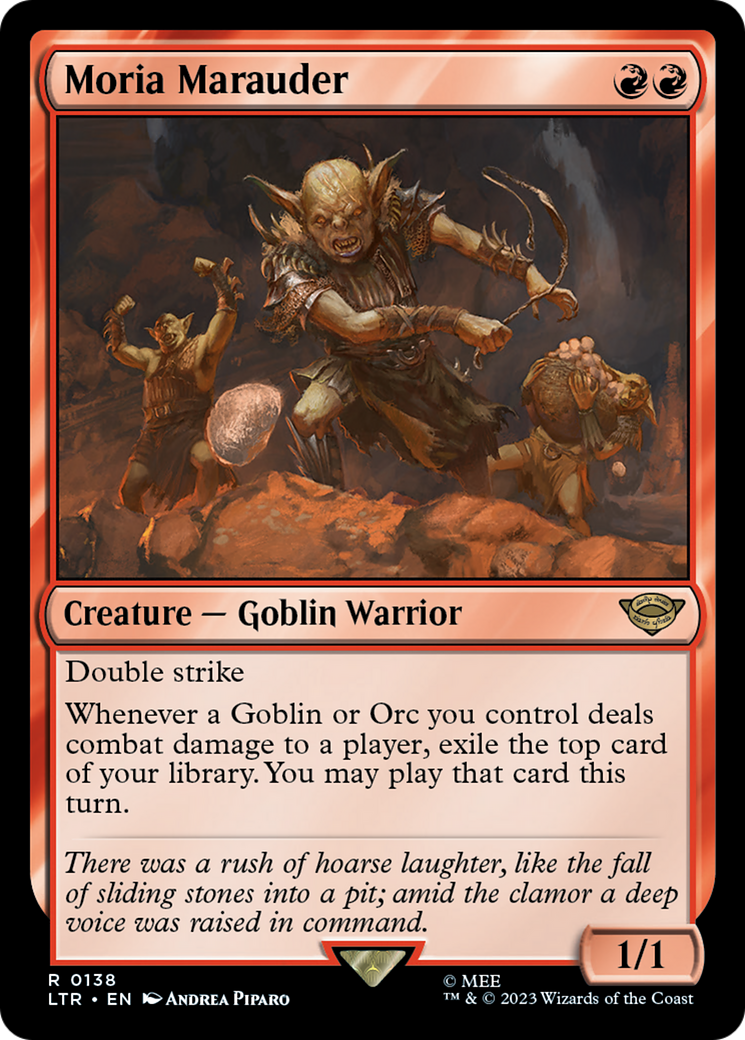 Moria Marauder (138) [The Lord of the Rings: Tales of Middle-earth] - Deck Out Gaming
