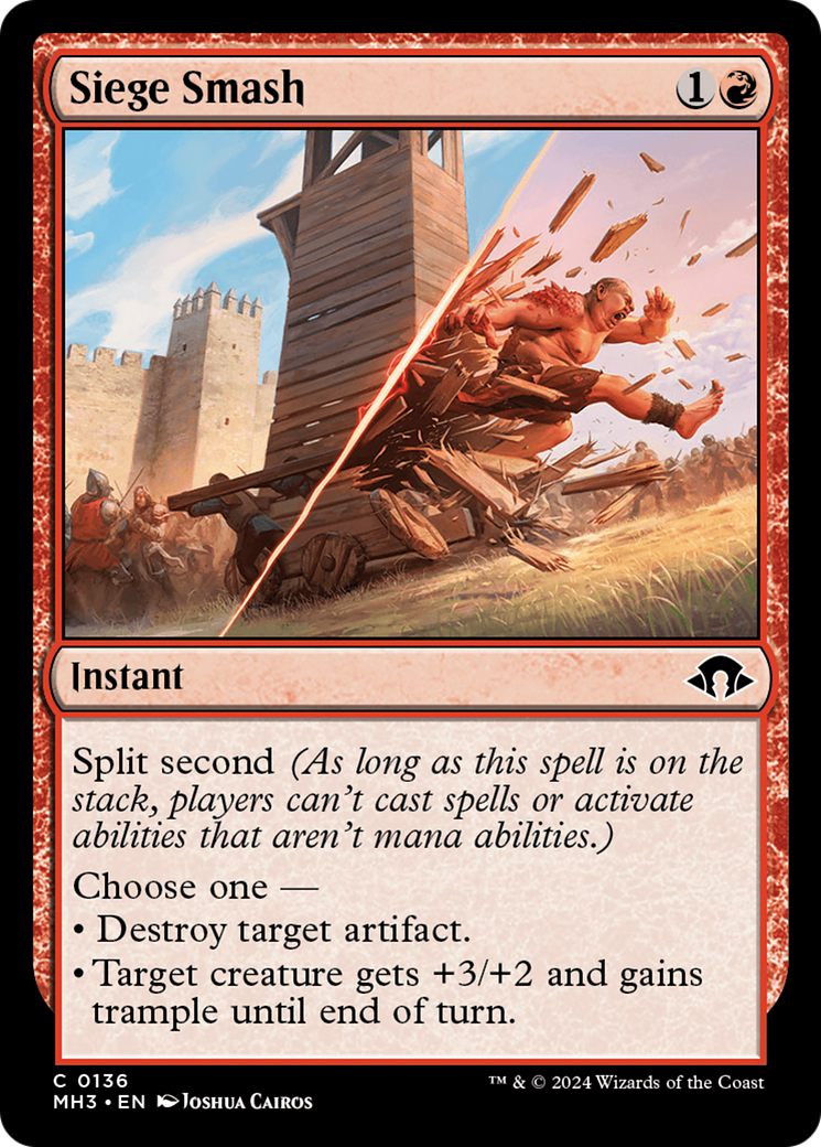 Siege Smash (136) [Modern Horizons 3] foil - Deck Out Gaming