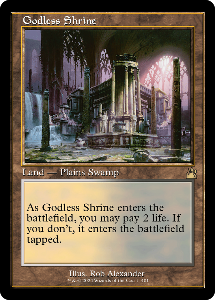 Godless Shrine (Retro Frame) (401) [Ravnica Remastered] - Deck Out Gaming