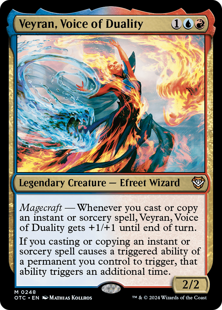 Veyran, Voice of Duality (248) [Outlaws of Thunder Junction Commander] - Deck Out Gaming