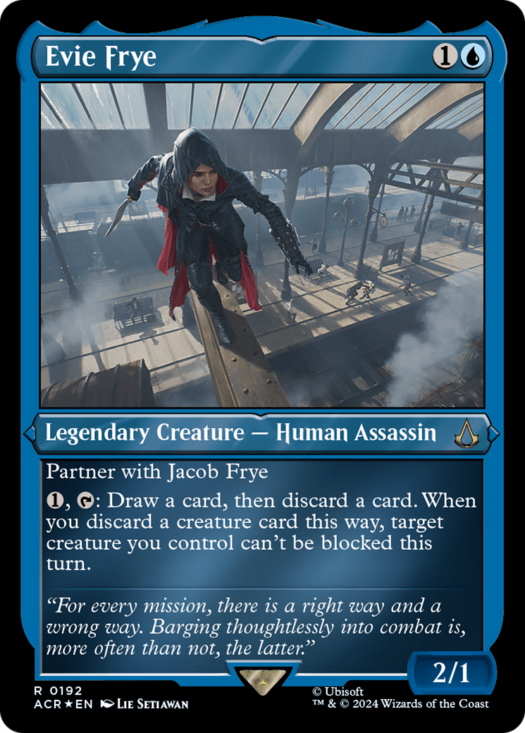 Evie Frye (192) [Assassin's Creed] etched - Deck Out Gaming