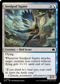 Seedpod Squire (232) [Bloomburrow] foil - Deck Out Gaming