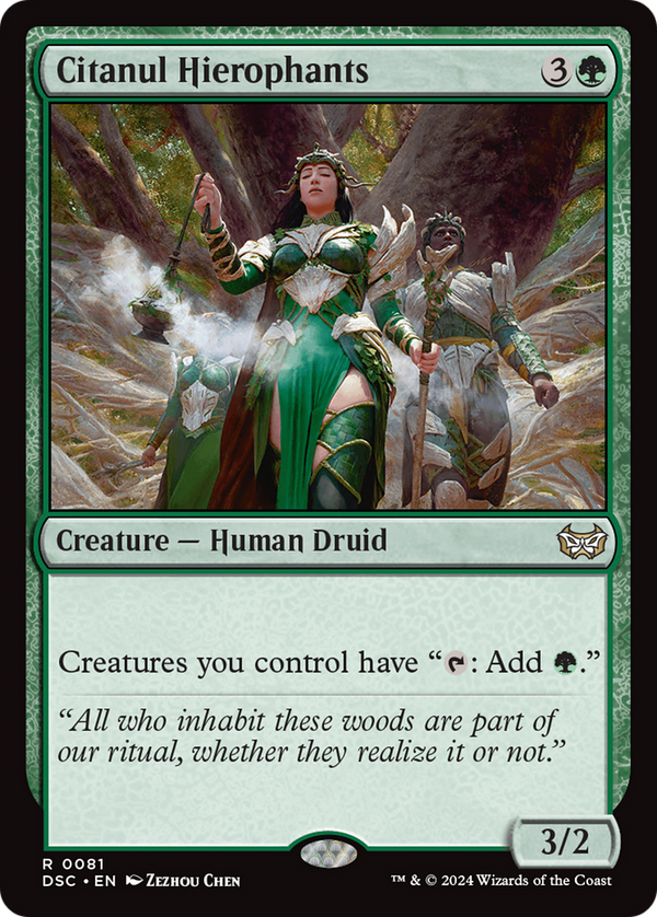 Citanul Hierophants (81) [Duskmourn: House of Horror Commander] - Deck Out Gaming