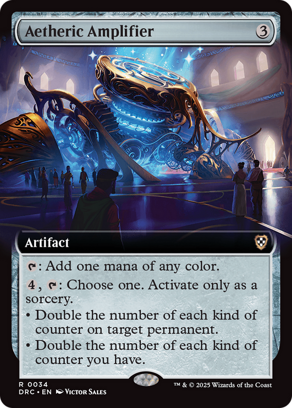 Aetheric Amplifier (Extended Art) (34) [Commander: Aetherdrift] - Deck Out Gaming