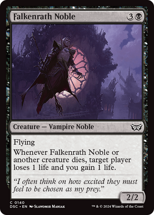 Falkenrath Noble (140) [Duskmourn: House of Horror Commander] - Deck Out Gaming