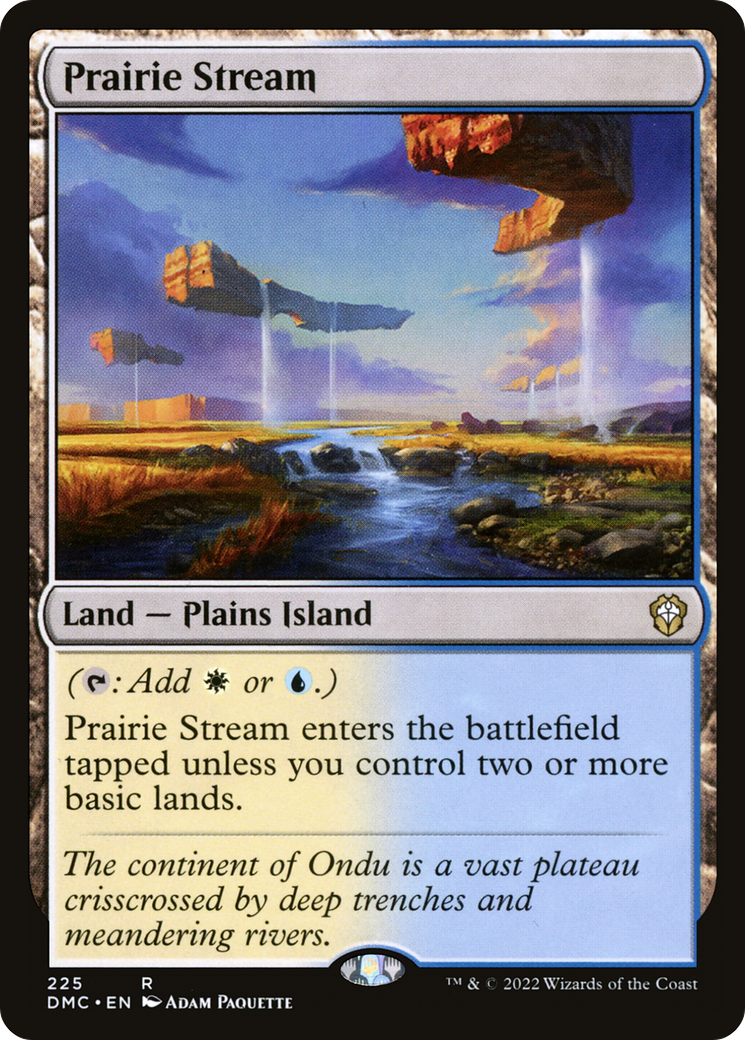 Prairie Stream (225) [Commander: Dominaria United] - Deck Out Gaming
