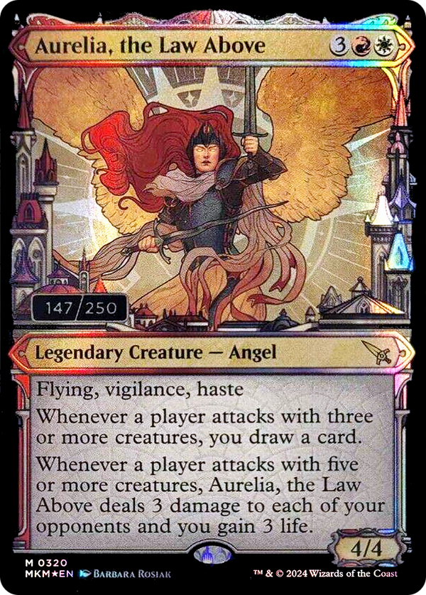 Aurelia, the Law Above (Serial Numbered) (317) [Murders at Karlov Manor] foil - Deck Out Gaming