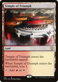 Temple of Triumph (173) [Commander: Phyrexia: All Will Be One] - Deck Out Gaming