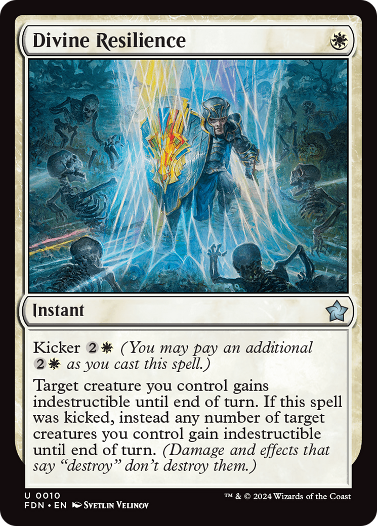 Divine Resilience (10) [Foundations] - Deck Out Gaming