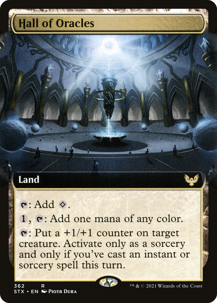 Hall of Oracles (Extended Art) (362) [Strixhaven: School of Mages] foil - Deck Out Gaming