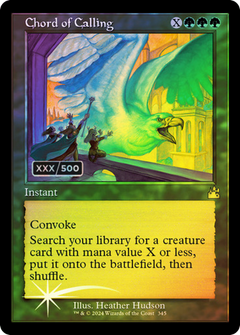 Chord of Calling (Retro Frame) (Serial Numbered) (345) [Ravnica Remastered] foil - Deck Out Gaming