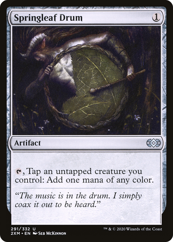 Springleaf Drum (291) [Double Masters] - Deck Out Gaming