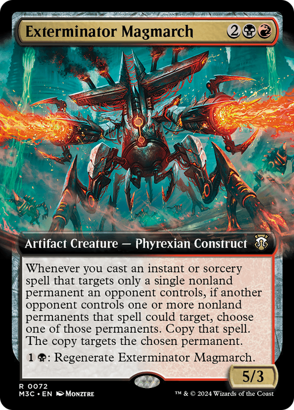 Exterminator Magmarch (Extended Art) (72) [Modern Horizons 3 Commander] - Deck Out Gaming