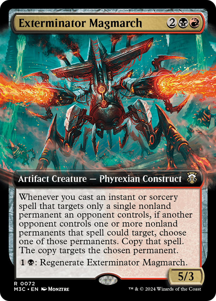 Exterminator Magmarch (Extended Art) (72) [Modern Horizons 3 Commander] - Deck Out Gaming