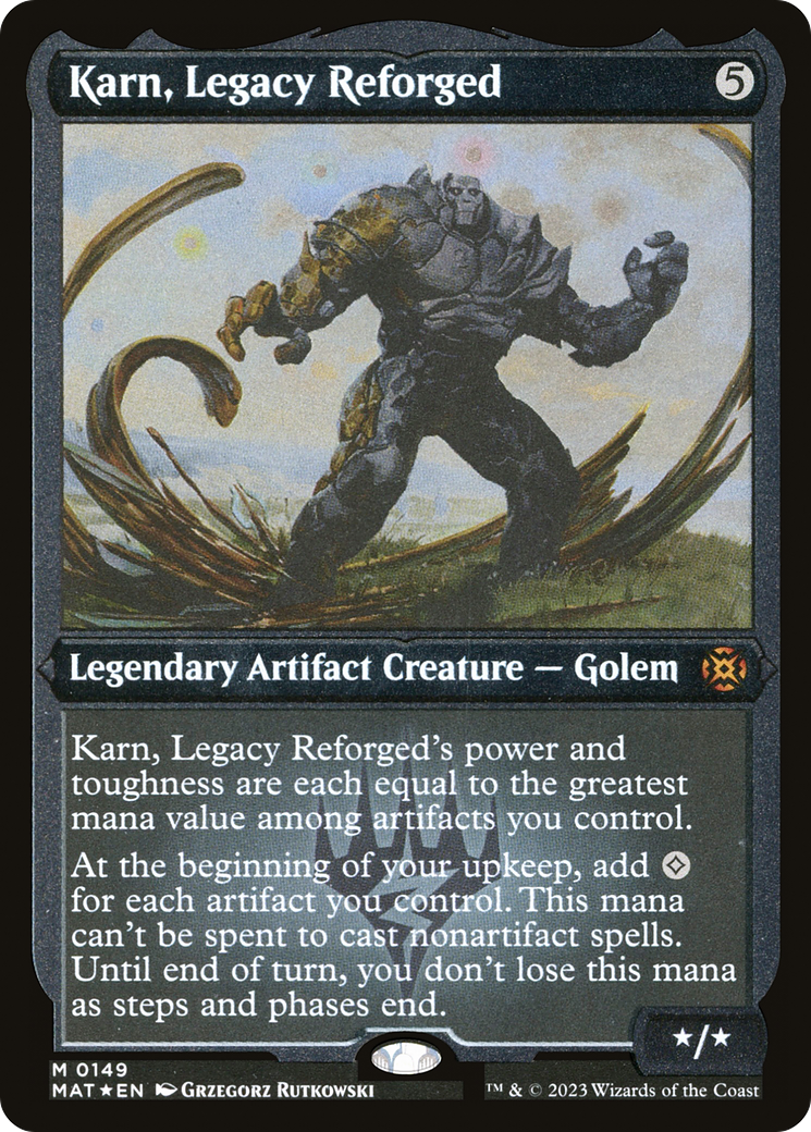 Karn, Legacy Reforged (149) [March of the Machine: The Aftermath] etched - Deck Out Gaming