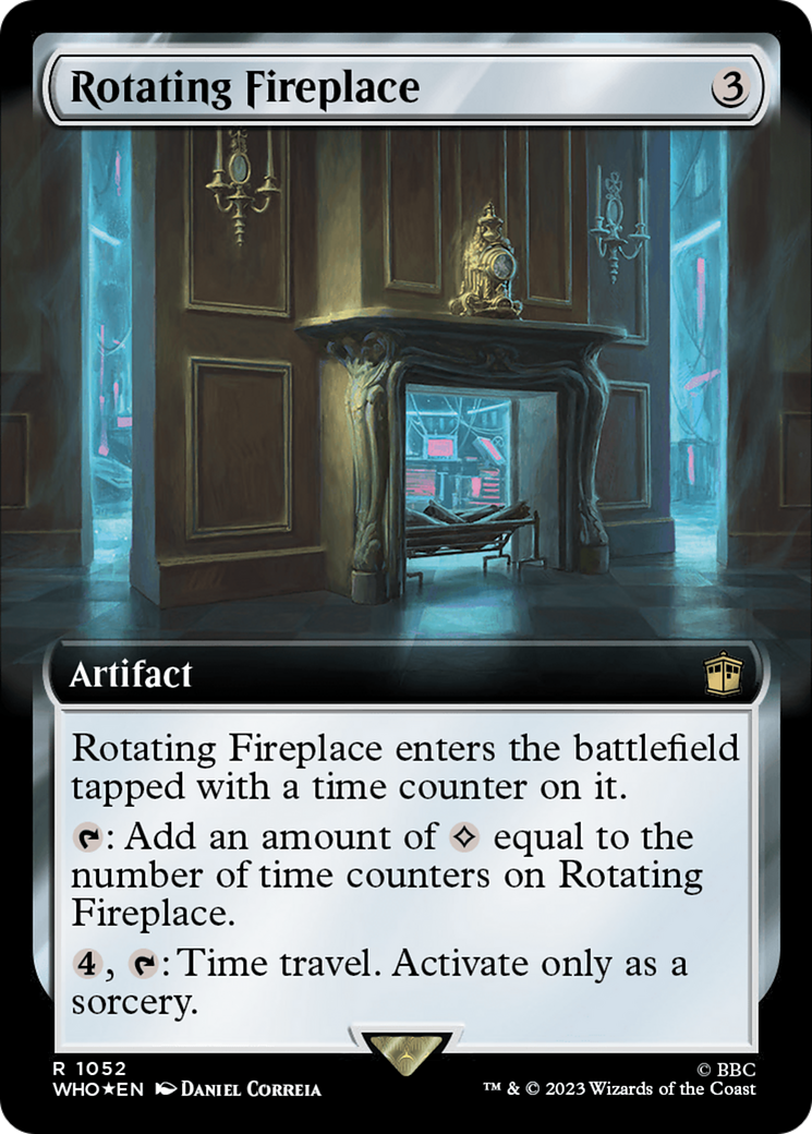Rotating Fireplace (Extended Art) (Surge Foil) (1052) [Doctor Who] foil - Deck Out Gaming