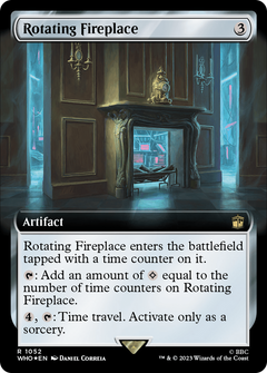 Rotating Fireplace (Extended Art) (Surge Foil) (1052) [Doctor Who] foil - Deck Out Gaming