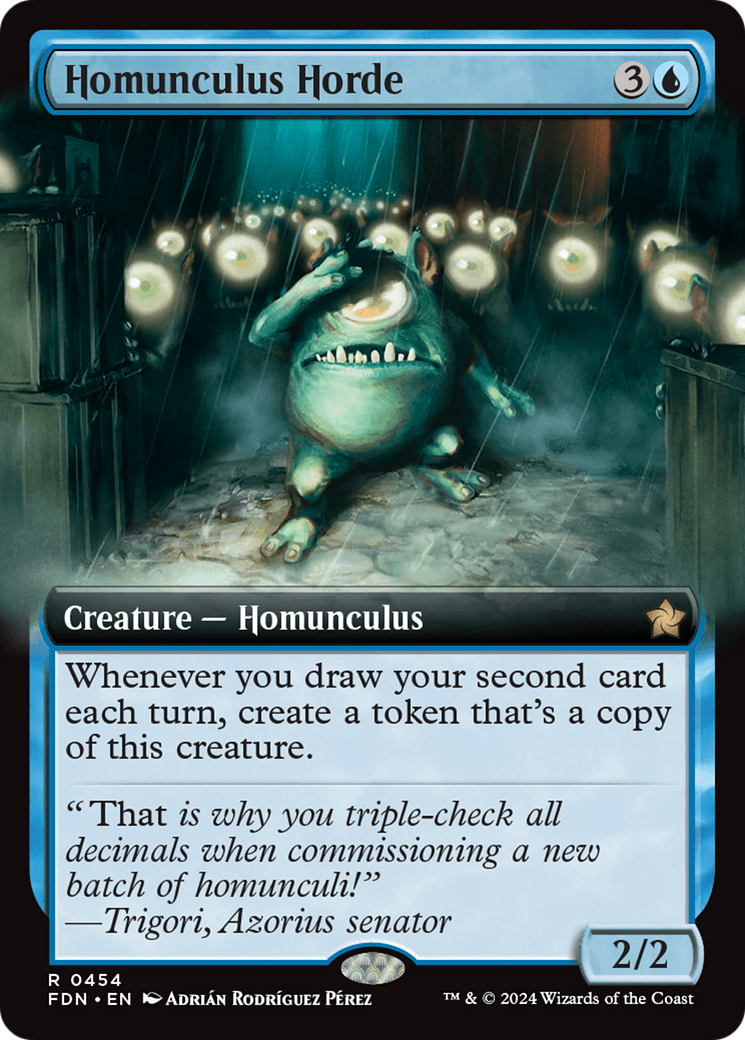 Homunculus Horde (Extended Art) (454) [Foundations] - Deck Out Gaming