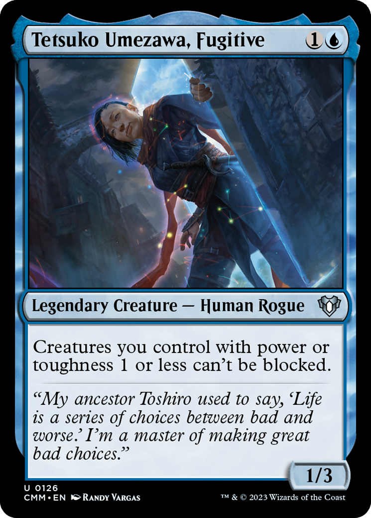 Tetsuko Umezawa, Fugitive (126) [Commander Masters] - Deck Out Gaming