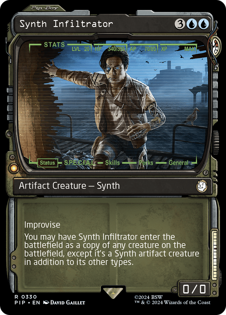 Synth Infiltrator (Showcase) (330) [Fallout] - Deck Out Gaming