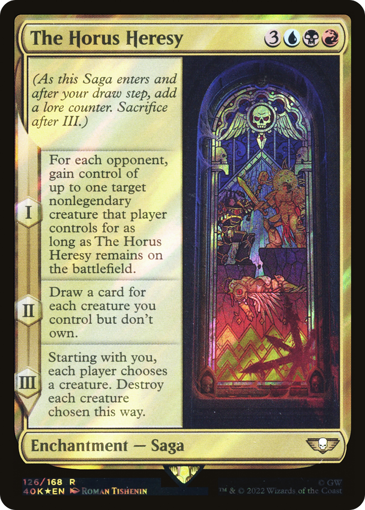 The Horus Heresy (Surge Foil) (126) [Warhammer 40,000 Commander] foil - Deck Out Gaming