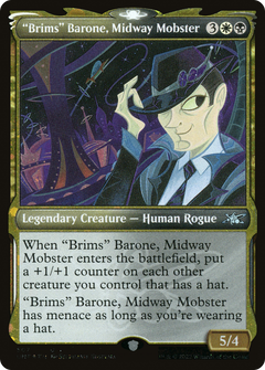"Brims" Barone, Midway Mobster (Showcase) (Galaxy Foil) (507) [Unfinity] foil - Deck Out Gaming