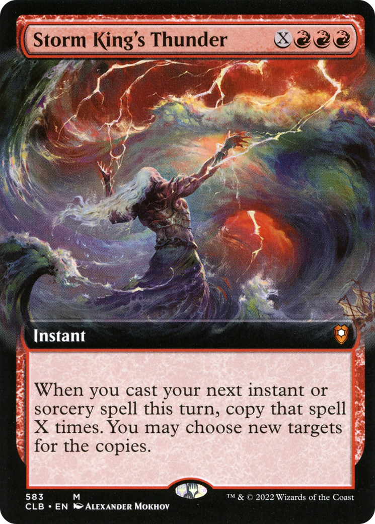 Storm King's Thunder (Extended Art) (583) [Commander Legends: Battle for Baldur's Gate] - Deck Out Gaming