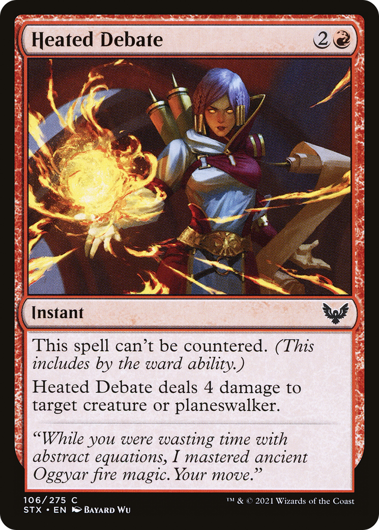 Heated Debate (106) [Strixhaven: School of Mages] - Deck Out Gaming