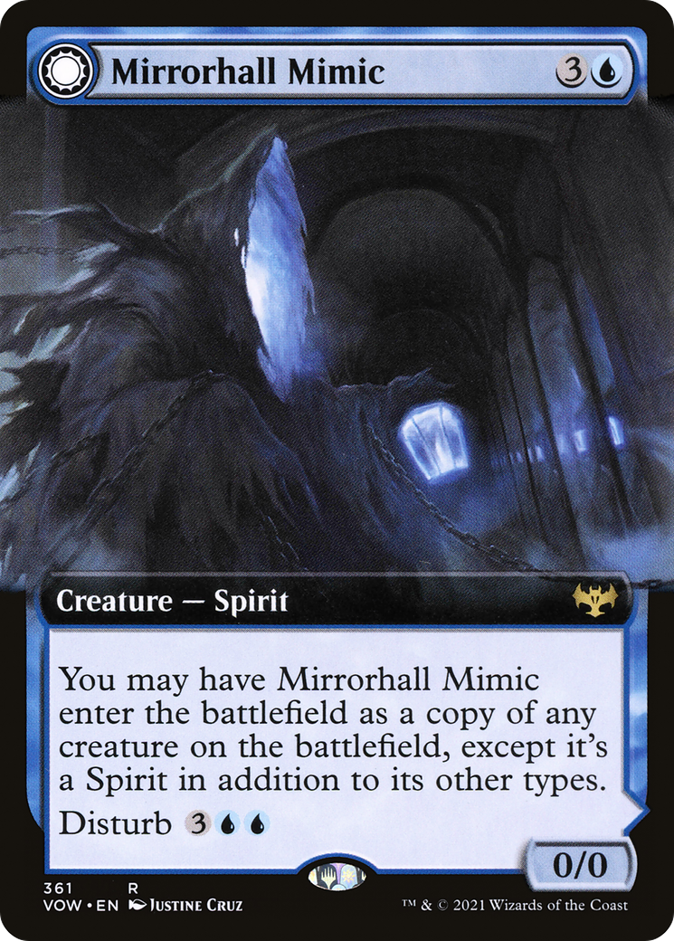 Mirrorhall Mimic (Extended Art) (361) [Innistrad: Crimson Vow] - Deck Out Gaming