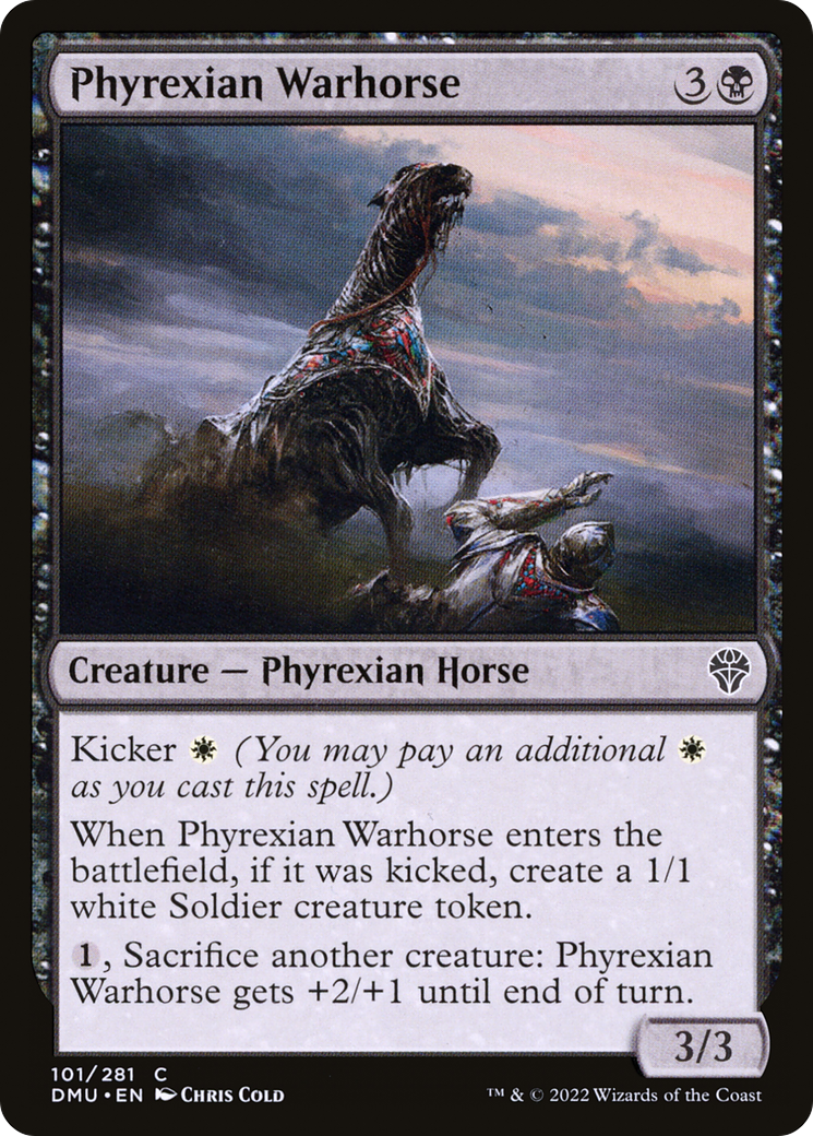 Phyrexian Warhorse (101) [Dominaria United] foil - Deck Out Gaming
