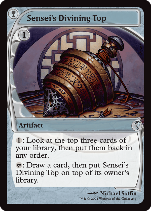Sensei's Divining Top (Future Sight) (231) [Mystery Booster 2] - Deck Out Gaming
