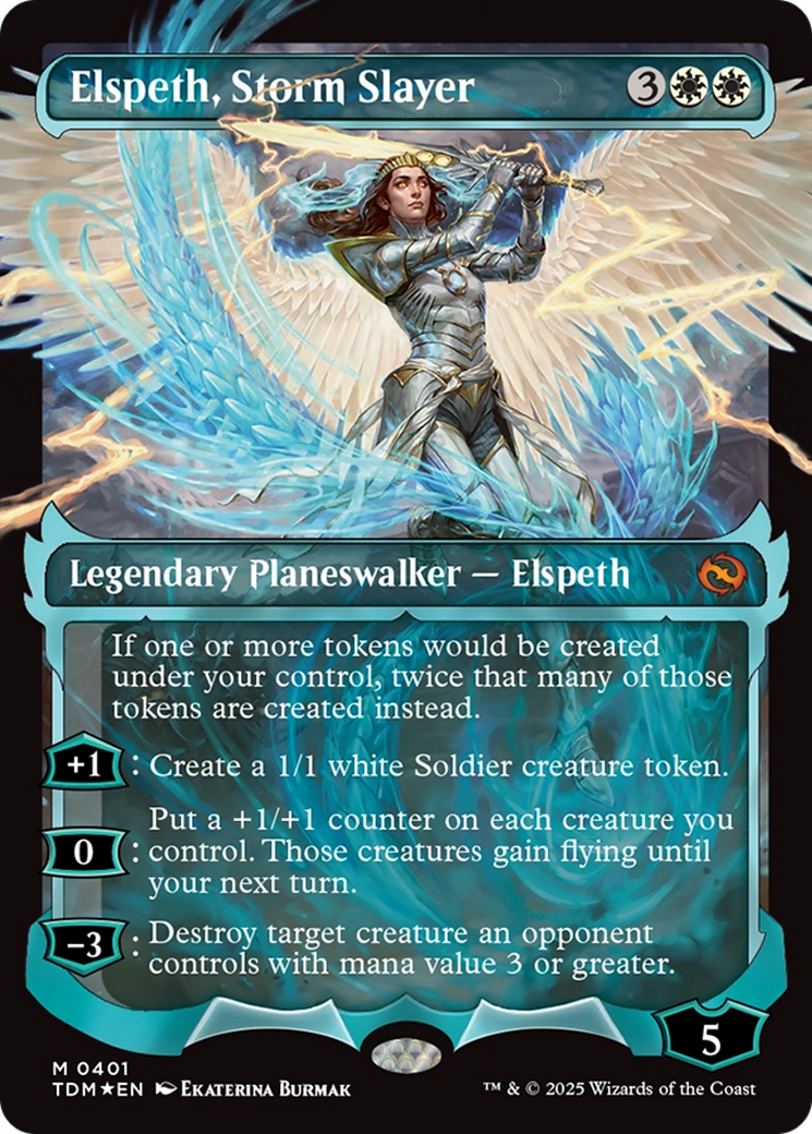 Elspeth, Storm Slayer (401) [Tarkir: Dragonstorm] foil - Deck Out Gaming