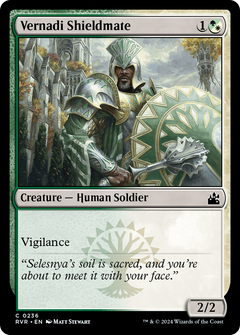 Vernadi Shieldmate (236) [Ravnica Remastered] - Deck Out Gaming