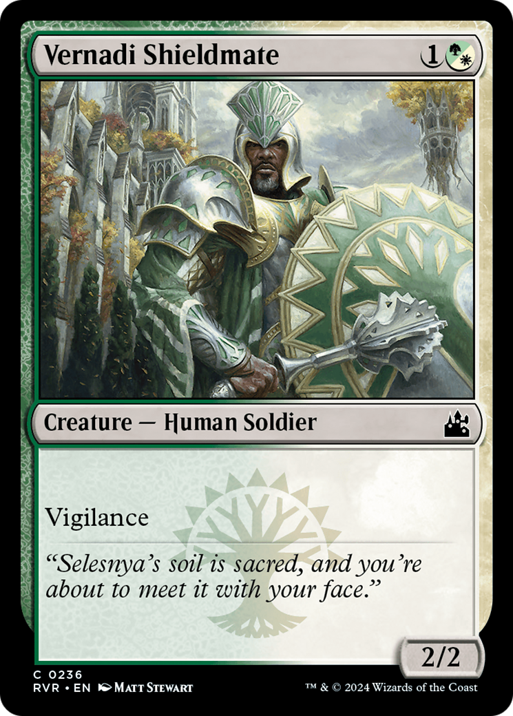 Vernadi Shieldmate (236) [Ravnica Remastered] foil - Deck Out Gaming