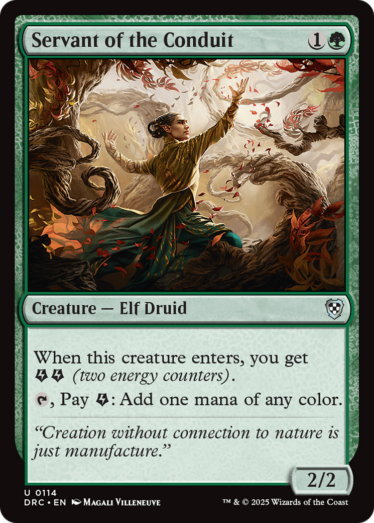 Servant of the Conduit (114) [Commander: Aetherdrift] - Deck Out Gaming