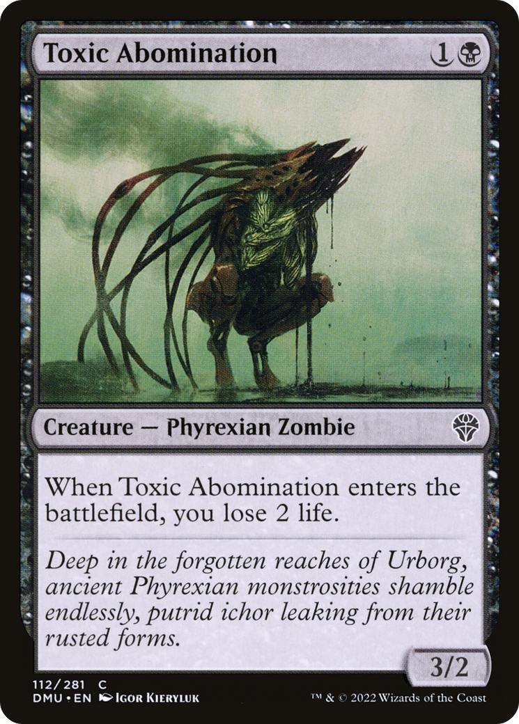 Toxic Abomination (112) [Dominaria United] - Deck Out Gaming