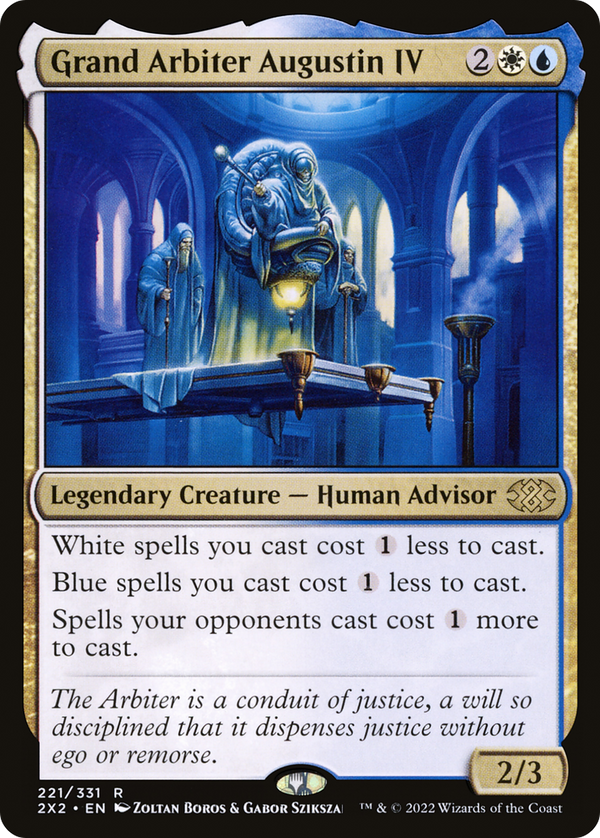 Grand Arbiter Augustin IV (221) [Double Masters 2022] foil - Deck Out Gaming