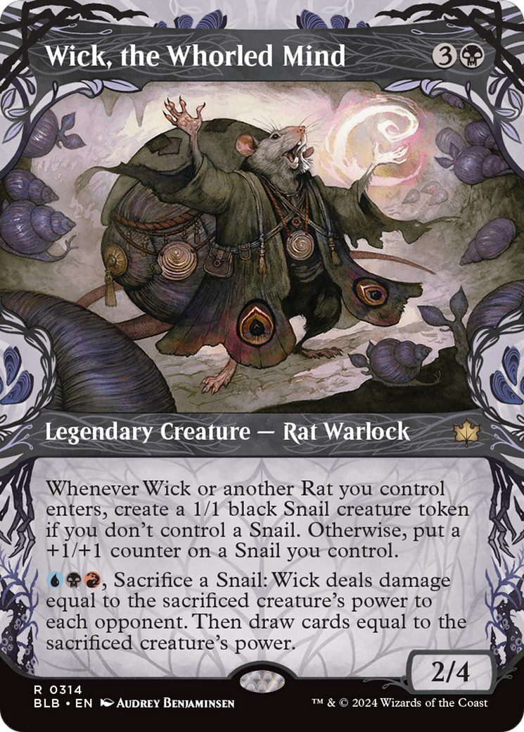 Wick, the Whorled Mind (Showcase) (314) [Bloomburrow] foil - Deck Out Gaming