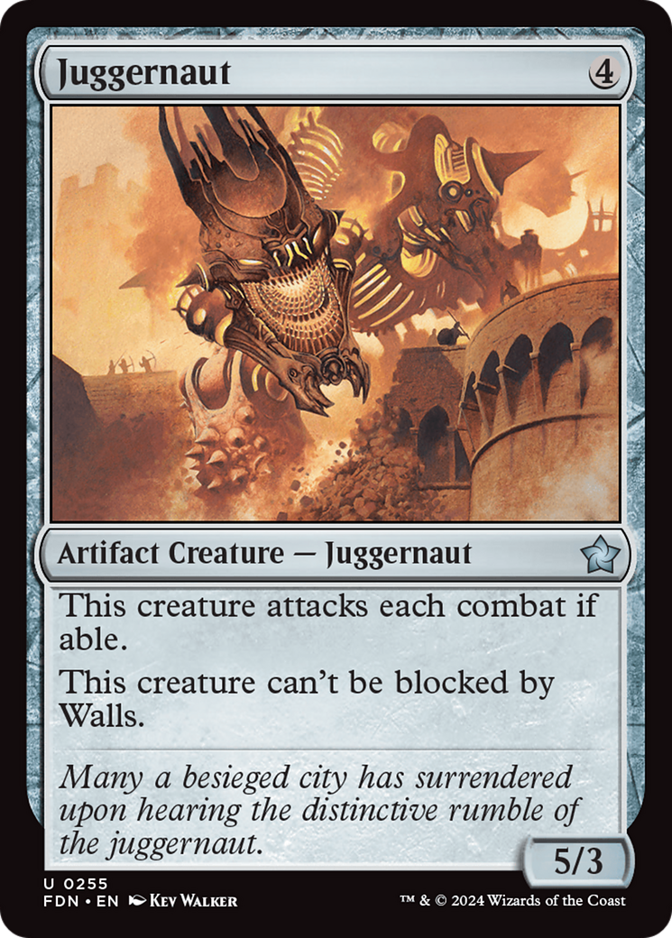 Juggernaut (255) [Foundations] foil - Deck Out Gaming