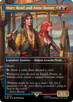 Mary Read and Anne Bonny (Borderless) (120) [Assassin's Creed] foil - Deck Out Gaming