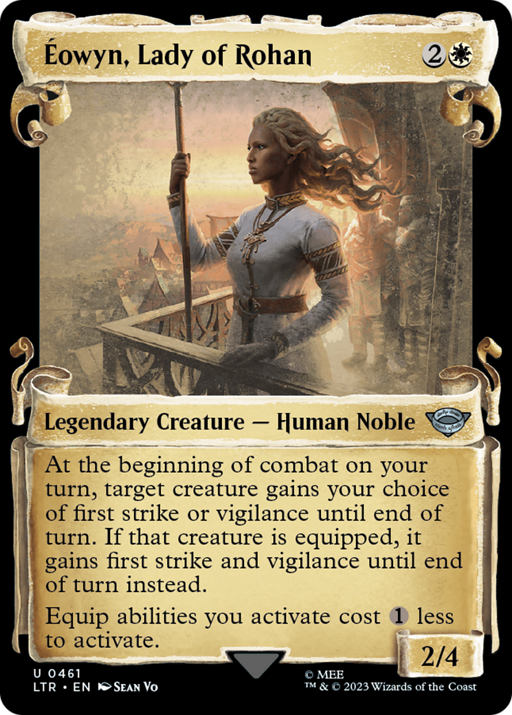Eowyn, Lady of Rohan (Showcase Scrolls) (461) [The Lord of the Rings: Tales of Middle-earth] foil - Deck Out Gaming