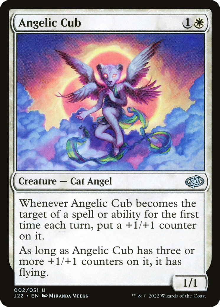 Angelic Cub (2) [Jumpstart 2022] - Deck Out Gaming