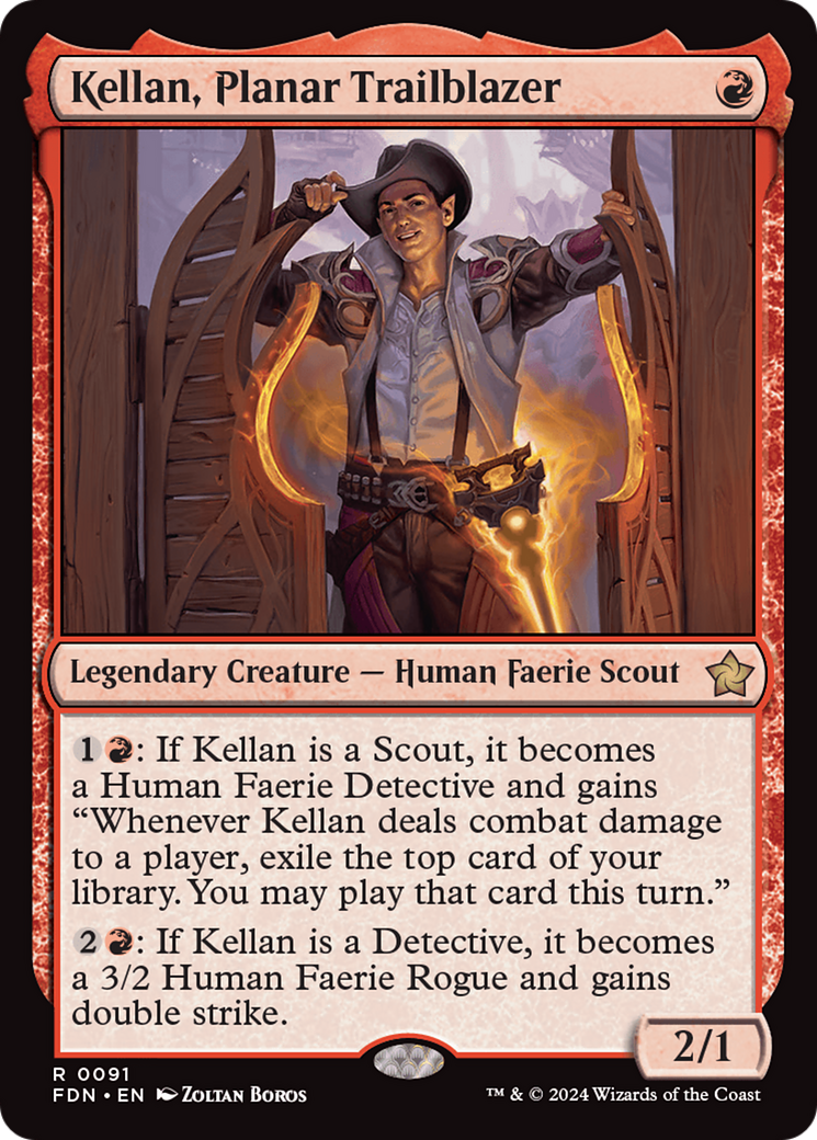 Kellan, Planar Trailblazer (91) [Foundations] - Deck Out Gaming