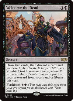 Welcome the Dead (30) [Commander: Tarkir: Dragonstorm] - Deck Out Gaming